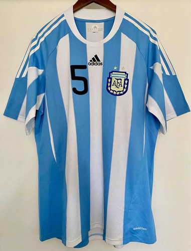 Camiseta Argentina 2010 adidas Formotion Xl. #5 Utileria.