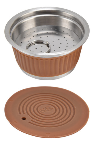 Juego De Cápsulas De Café Recargables De Chocolate De Acero
