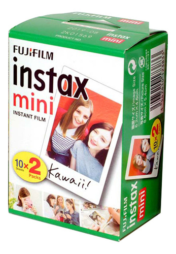 Fujifilm Película Instax Mini Para Cámara Instantánea: 20 To