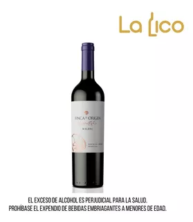 Finca Origen Rva Malbec 750ml - mL a $134