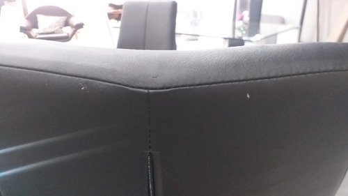 Imagen 5 de 10 de Silla Savona Cuero Sintetico Cromo Pack 2 Unid Outlet C