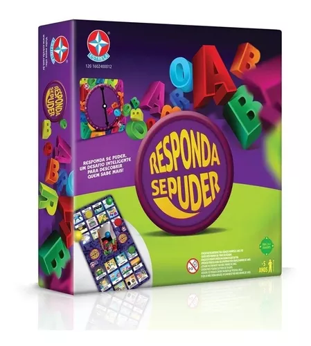 Brinquedo Jogo Responda Se Puder Estrela - Ref 1201602400012 - Shoploko -  Por você, para você