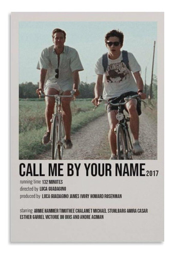 Call Me By Your Name Movie Poster (1) Picture Print Wall