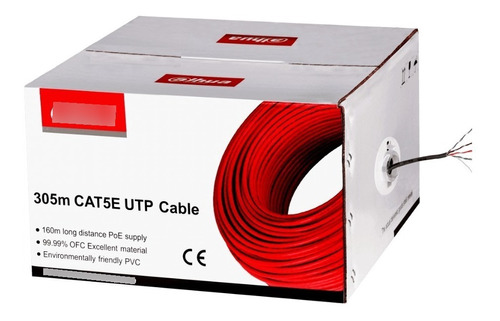 Cable Utp Interior Dahua 100% Cobre 305m Blanco