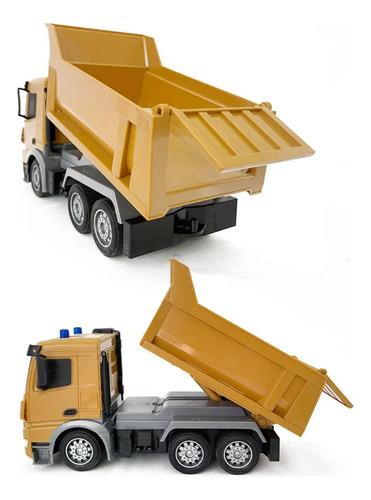 Juguete Camion Tolva A Control Remoto Amarillo Infnatil