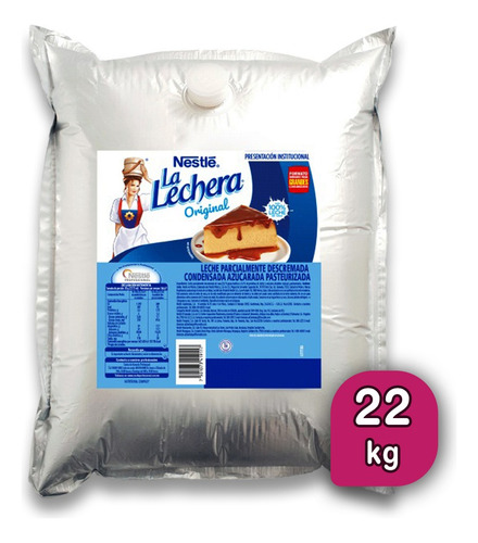  22 Kilos La Lechera Original Leche Condensada Nestle Bolsa