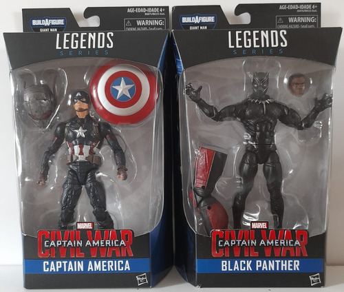 Marvel Legends Capitán América & Black Panther ( Civil War )