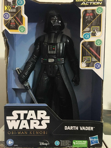 Figura Darth Vader Galáctica Action De 30cm Habla De Hasbro
