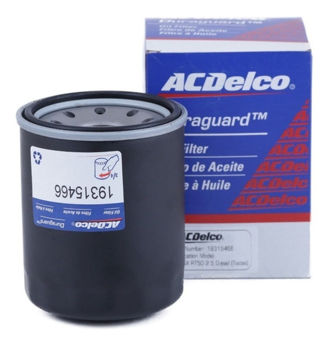 Filtro De Aceite Acdelco Chevrolet Dmax Rt50