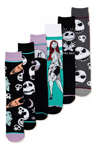 Sally And Jack Skellington Calcetines  Producto Importado Us