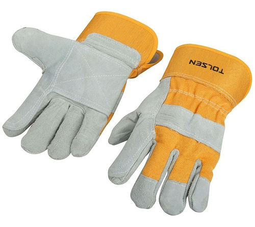 Guantes De Trabajo De Cuero Tolsen Talle X L - 45024