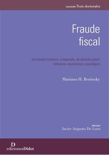 Fraude Fiscal - Borinsky, Mariano H
