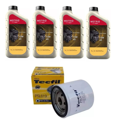 Kit Troca De Óleo Stilo Motor: 1.8 16v E 8v - Ano De: 01/...