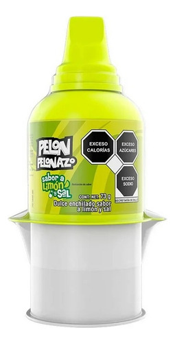 6 Pzas Dulce Enchilado Pelon Pelonazo Limón Y Sal 73 G