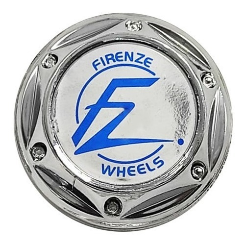 Tapa Rin Firenze Wheels Cromo Universal 50mm Juego X 4