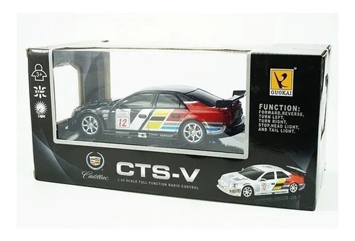 Auto A Radio Control Cadillac Cts-v Escala 1:24 Con Luz