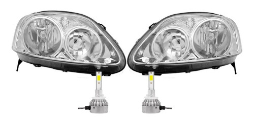 Juego Luces Opticas Vw Suran 2004 2005 2006 2007 + Cree Led