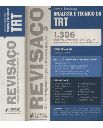 Revisaço   Analista E Técnico Do Trt