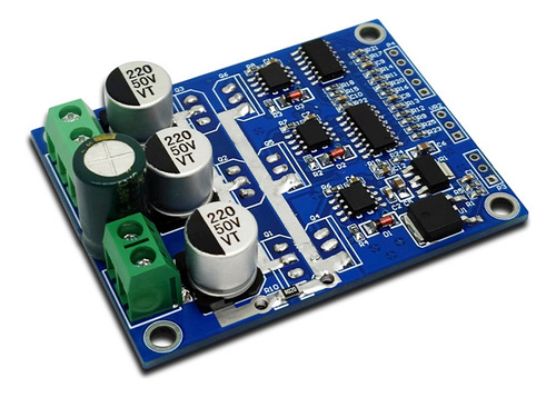 Placa De Controlador De Motor Hall Sin Escobillas De 12-37 V