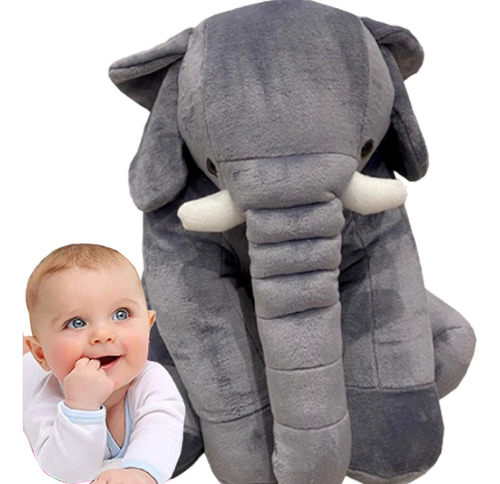 Peluche Elefante De Contención Y Apego Suave Grande Bebés 