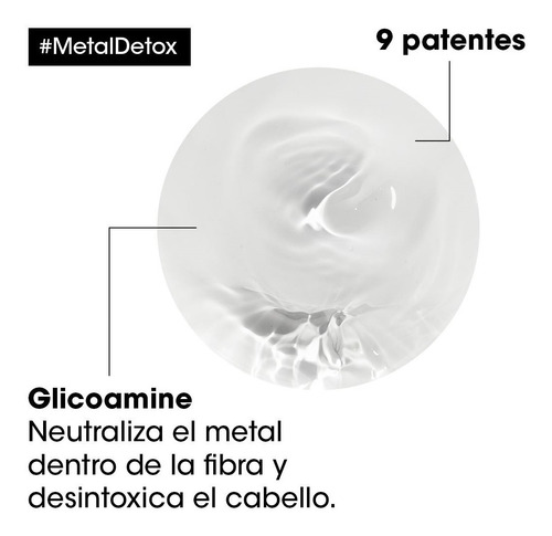 Imagen 4 de 12 de Shampoo Limpiador Anti Metal Metal Detox Loreal Pro 300 Ml