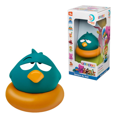 Figura Pajaroto Pocoyo Vinilo Super Esponjoso Ub