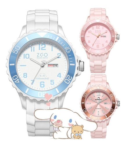 Reloj Sanrio Para Mujer, Resistente Al Agua, Hello Kitty My