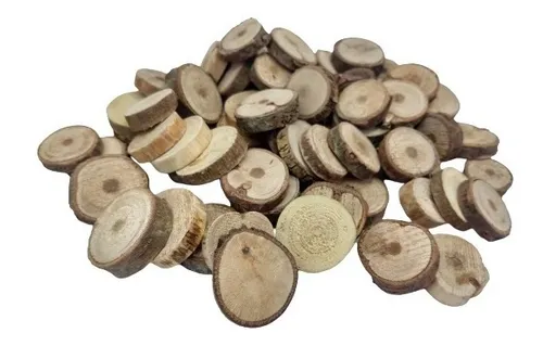 comprar Kit 20 Mini Bolacha Pu002F Decoração Enfeite De Madeira Rústica