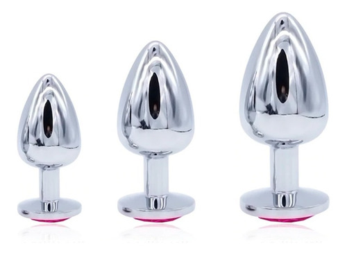 Plug Anal Metálico Pequeño Juguete Joya Enchufe Acostumbrado
