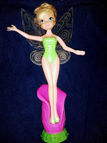 Campanita Tinkerbell Voladora Disney +luces+vuela++leer