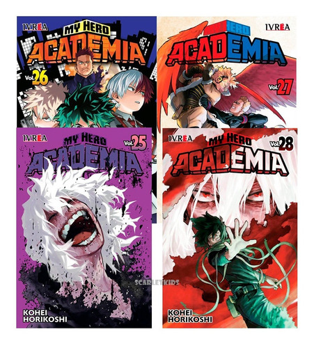 Manga My Hero Academia Ivrea 4 Tomos Elige Tu Tomo Boku No