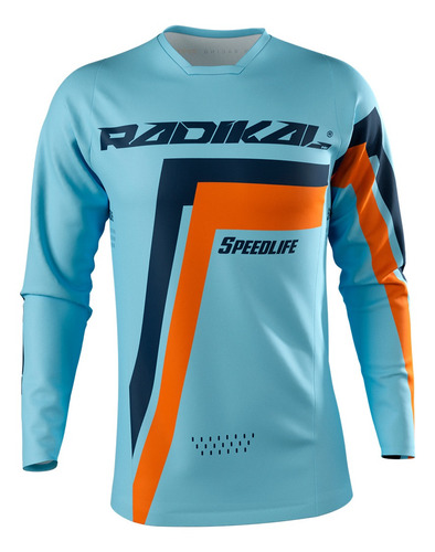 Jersey Motocross Concept Volt Celeste Radikal