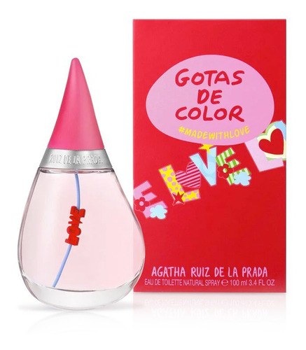 Imagen 1 de 6 de Perfume Agatha Ruiz De La Prada Gotas Love Edt 100ml