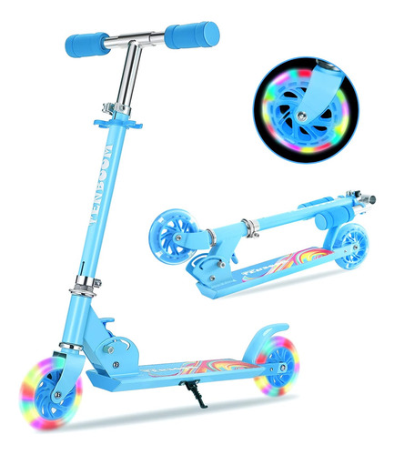 Tenboom Scooter Toys Para Niños De Edades Con Ruedas Ilumina