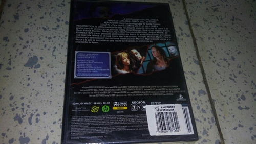 Halloween Resurrección En Dvd Nueva Y Sellada