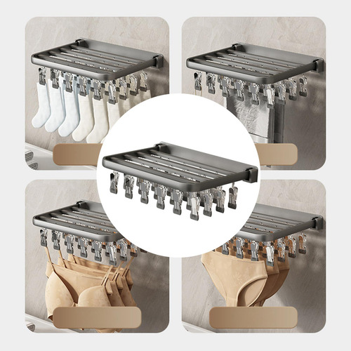 Percha Para Secadora De Ropa Clips Estables Portátiles