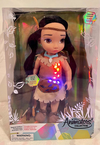 Pocahontas Edición Especial Disney Con Luz