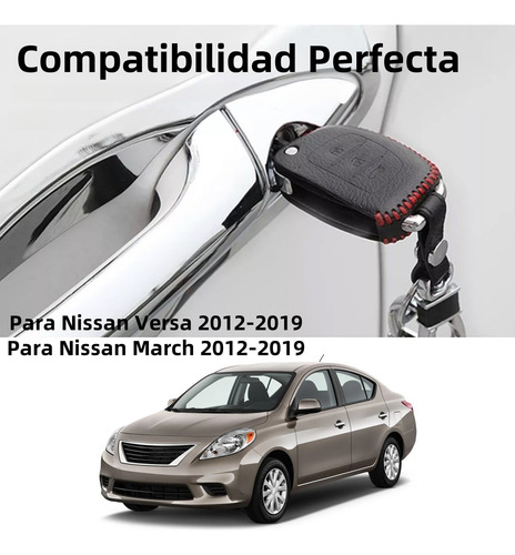 Cubre Manijas Cromadas Para Nissan Versa March 2012-2019 4pc
