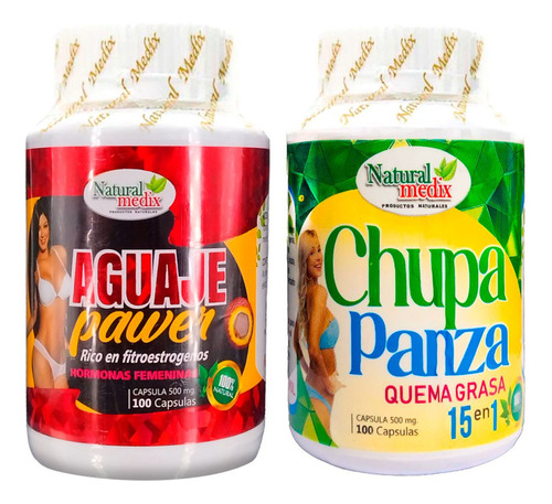 Aguaje Chupa Panza Dietario + Aguaje Pawer