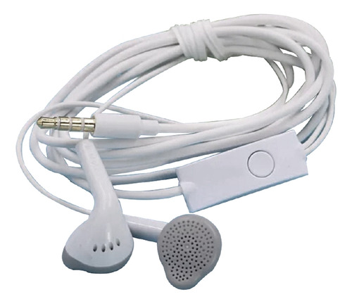 Auriculares Manos Libres Compatible Con Samsung Todos Blanco