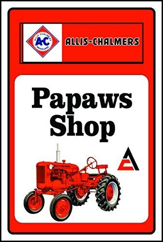 Señales - Anchor Graphix Allis Chalmer Tractor Sign Ora