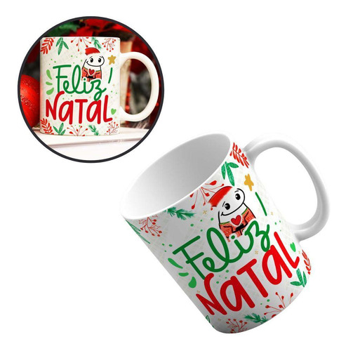 Caneca Feliz Natal Personalizada