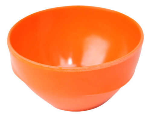 12 Tazones Melamina Consomé 250 Ml Vencort - 12 Color Naranja Tazón