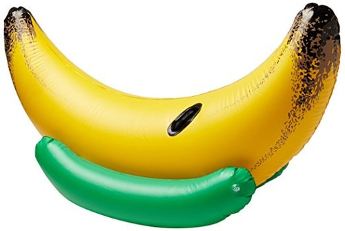 Greenco Inflable Gigante Ride-on Float Plátano