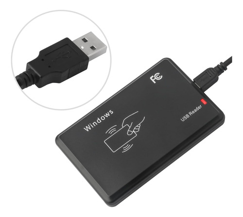 Módulo Lector Usb Tarjetas Llavero Rfid Id 125khz Em4100