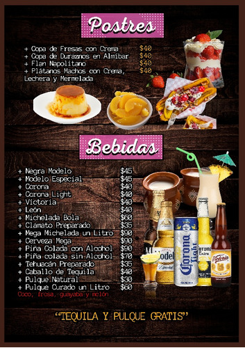 Menu Para Restaurante Personalizado Pvc 5 Piezas Tamaño A4