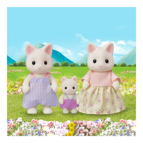 Sylvanian Families Familia Gatos Florales 5373