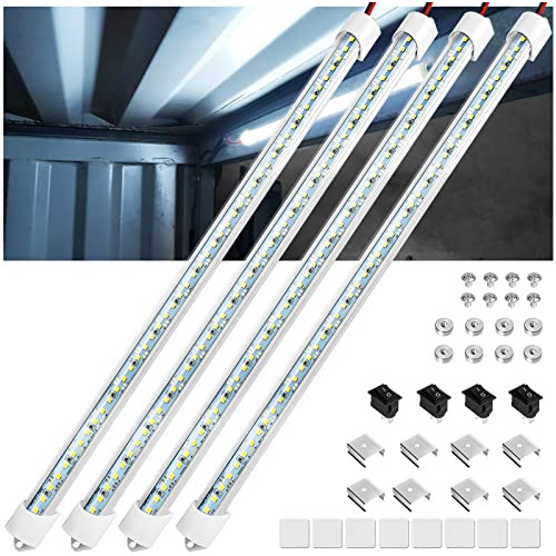 Barra De Luz Interior Led, 12v 48 Leds, Tira De Luz Int...