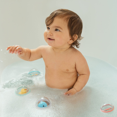 Burbujas Flotantes Para Baño 4 Juguetes Divertidos