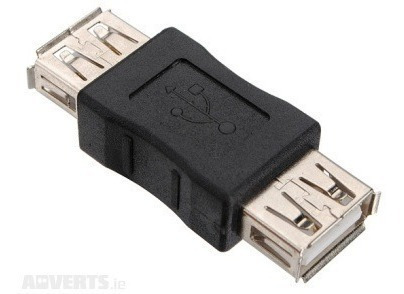 Adaptador Emenda Usb Femea Femea P/cabo Usb Macho. Importado